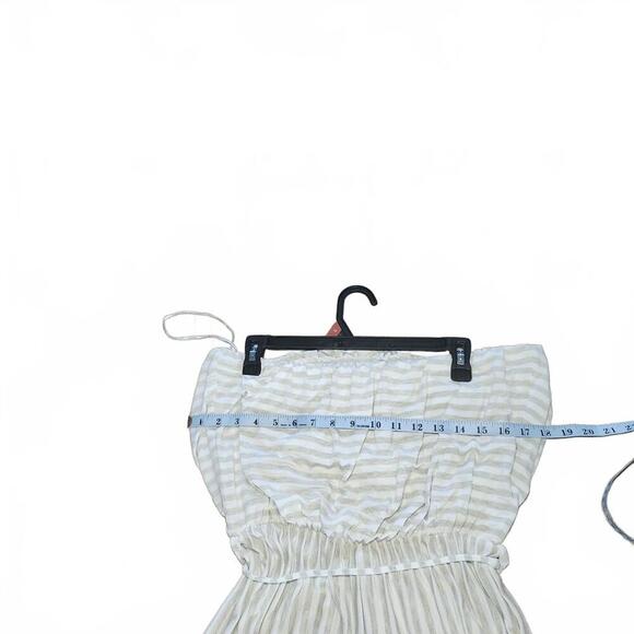 Beach Break Striped Off-Shoulder Jumpsuit - Picture 5 of 9